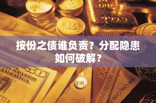 武汉按份之债谁负责？分配隐患如何破解？