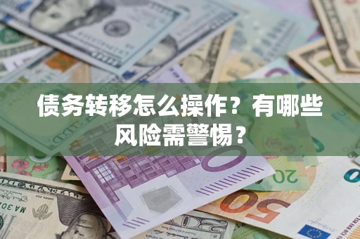 武汉债务转移怎么操作？有哪些风险需警惕？