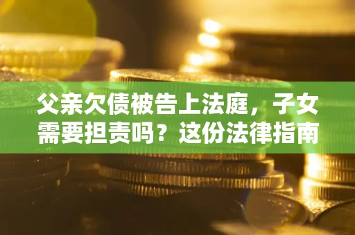 武汉父亲欠债被告上法庭，子女需要担责吗？这份法律指南必须看完