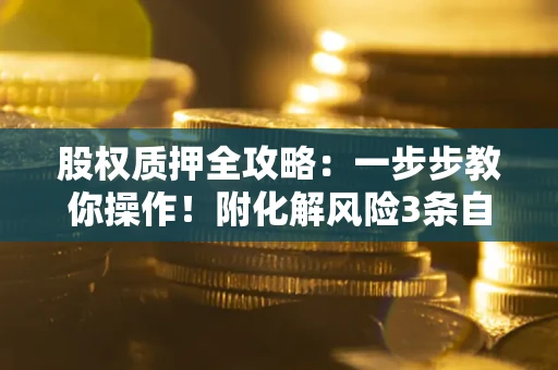 武汉股权质押全攻略：一步步教你操作！附化解风险3条自救法则