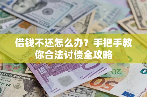 武汉借钱不还怎么办？手把手教你合法讨债全攻略
