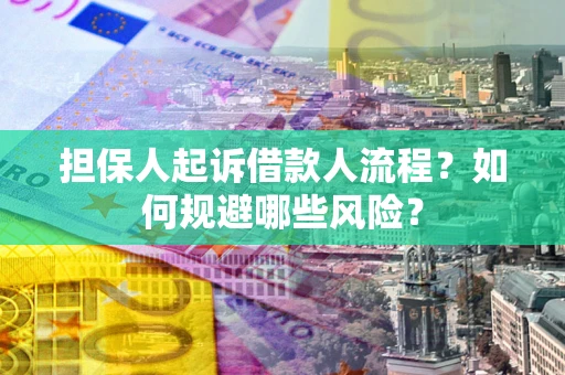武汉担保人起诉借款人流程？如何规避哪些风险？