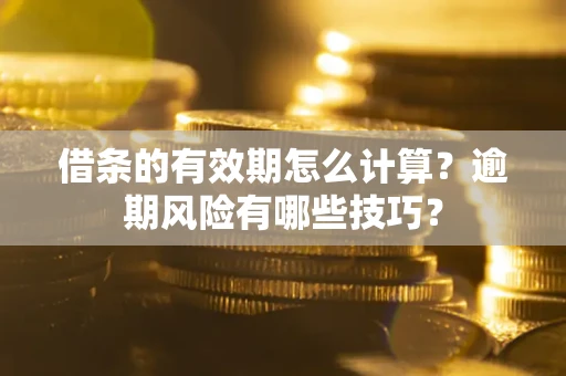 武汉借条的有效期怎么计算？逾期风险有哪些技巧？
