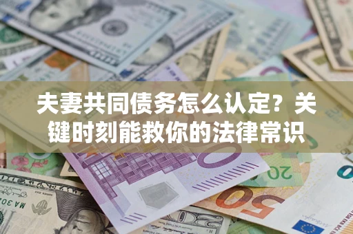 武汉夫妻共同债务怎么认定？关键时刻能救你的法律常识