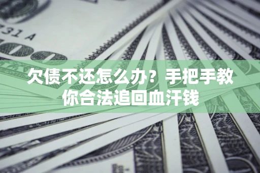 武汉欠债不还怎么办?手把手教你合法追回血汗钱 武汉欠债不还怎么办?手把手教你合法追回血汗钱