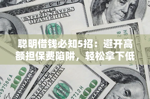 武汉聪明借钱必知5招：避开高额担保费陷阱，轻松拿下低息贷款