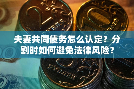 武汉夫妻共同债务怎么认定？分割时如何避免法律风险？