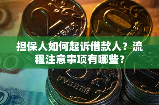 武汉担保人如何起诉借款人？流程注意事项有哪些？